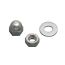 The Spectrum Stainless Steel Acorn Cover Nut Set by Atlantis Rail System