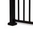 Balusters slide easily into pre-punched holes in the bottom rail for quick installation
