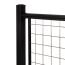 Powder-coated aluminum rails and uprights are designed to last for years in outdoor elements