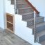 Fascia mount posts installed on a set of stairs. (Fascia mount brackets sold separately)
