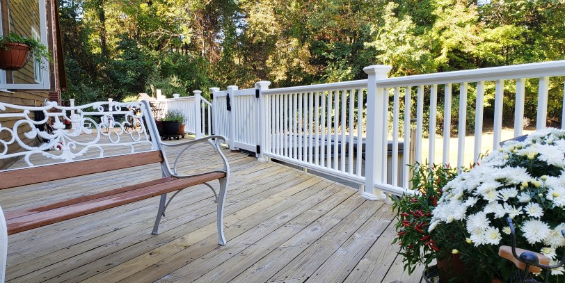 The Durables Vinyl Railing lines deliver clean, classic, and timeless deck railing looks.
