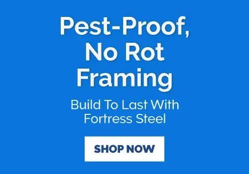 Fortress Framing - Pest-Proof, No-Rot Steel Deck Framing