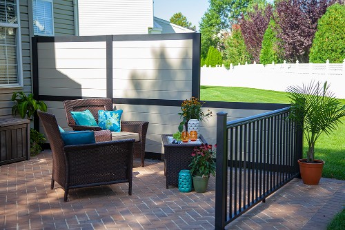 DIY privacy screens are an ingenius way to increase the wintertime livability of your home's backyard space