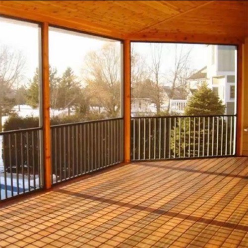 Screen in your deck's porch or patio for a wonderful, wind-blocked place to relax outside this winter with friends