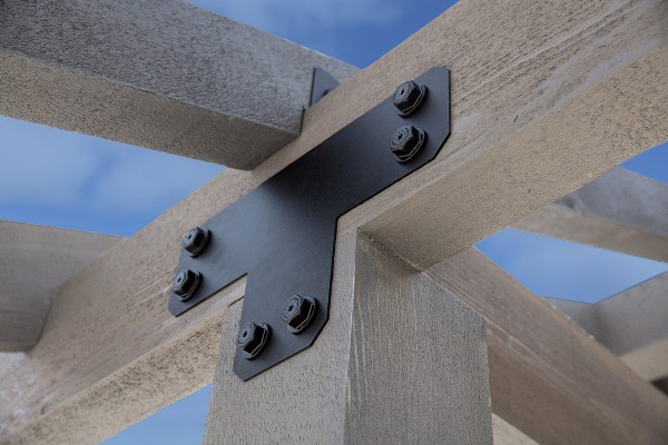 Create a stunning DIY pavilion or DIY pergola with the incredible strength and striking appeal of Simpson Strong-Tie Avant line of structural hardware